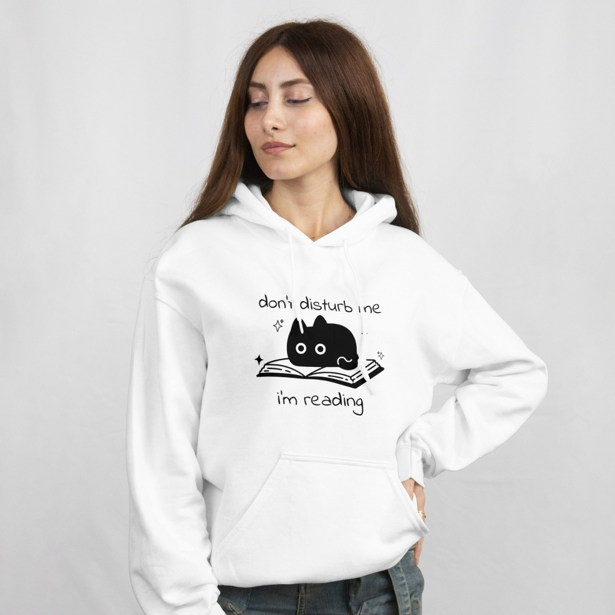 Bookish Kitty Hoodie