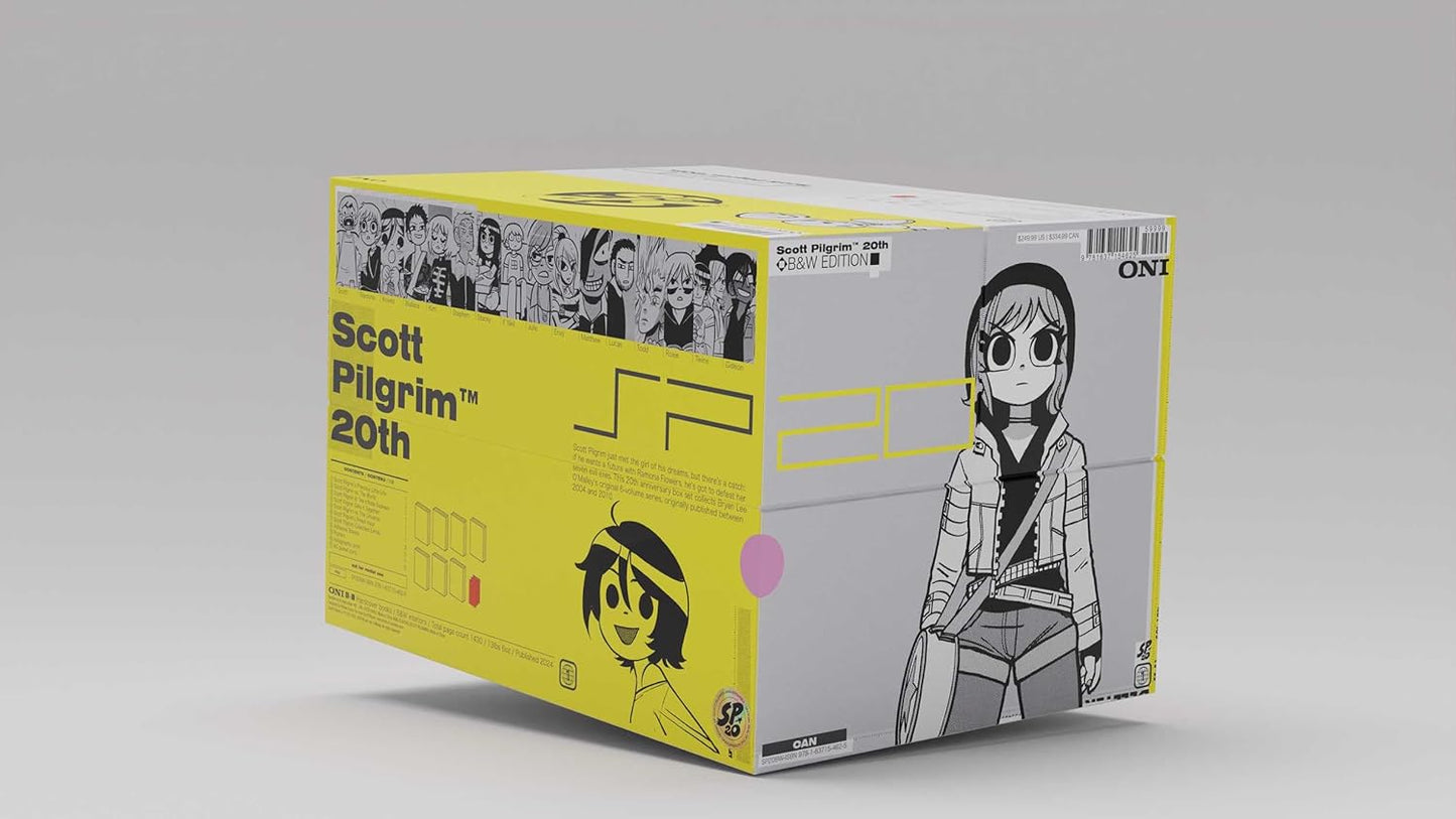 Scott Pilgrim 20th Anniversary B&W Hardcover Box Set