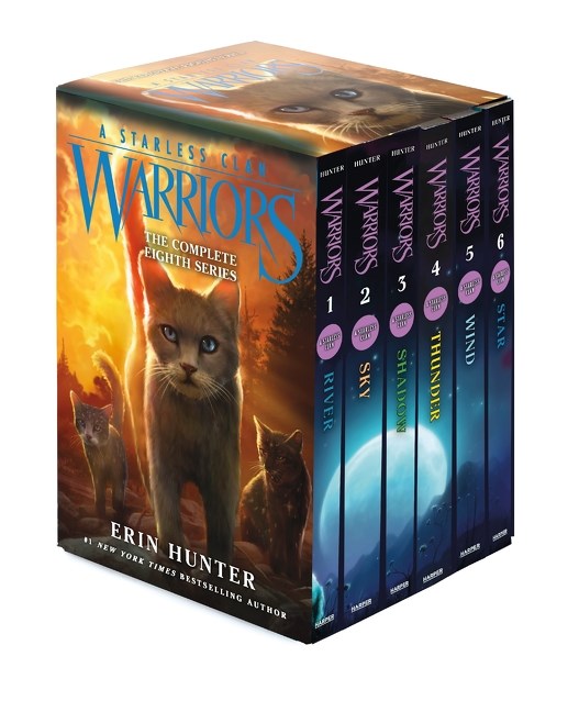 Warriors: A Starless Clan Box Set: Volumes 1 to 6 : A Starless Clan #1: River, A Starless Clan #2: Sky, Starless Clan #3: Shadow, A Starless Clan #4: Thunder, A Starless Clan #5: Wind, A Starless Clan #6: Star