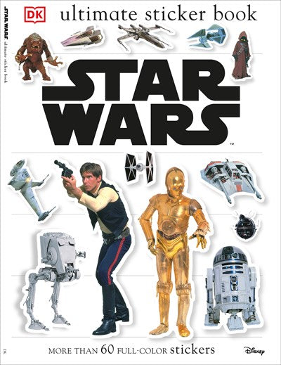 Ultimate Sticker Book: Star Wars : More Than 60 Reusable Full-Color Stickers