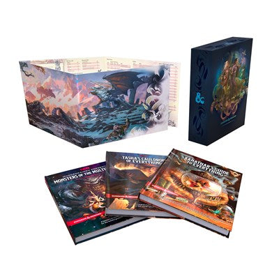 Dungeons & Dragons Rules Expansion Gift Set (D&D Books)- : Tasha's Cauldron of Everything + Xanathar's Guide to Everything + Monsters of the Multiverse + DM Screen