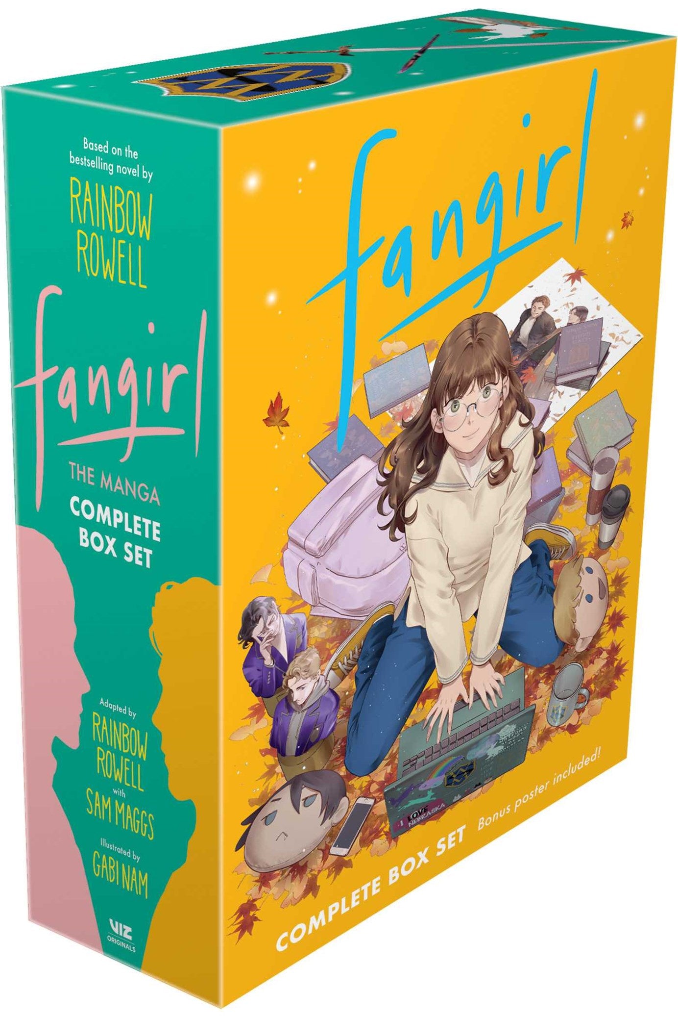 Fangirl: The Manga Complete Box Set:  Includes volumes 1-4, with poster
