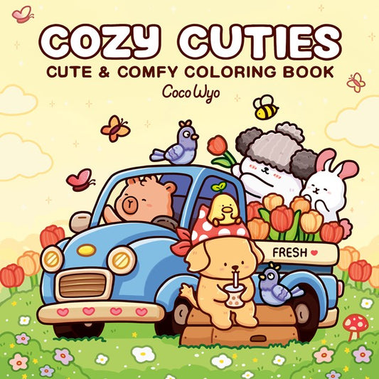 Cozy Cuties:  Coloring Book for Adults and Kids