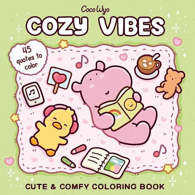 Cozy Vibes:  Coloring Book for Adults and Kids