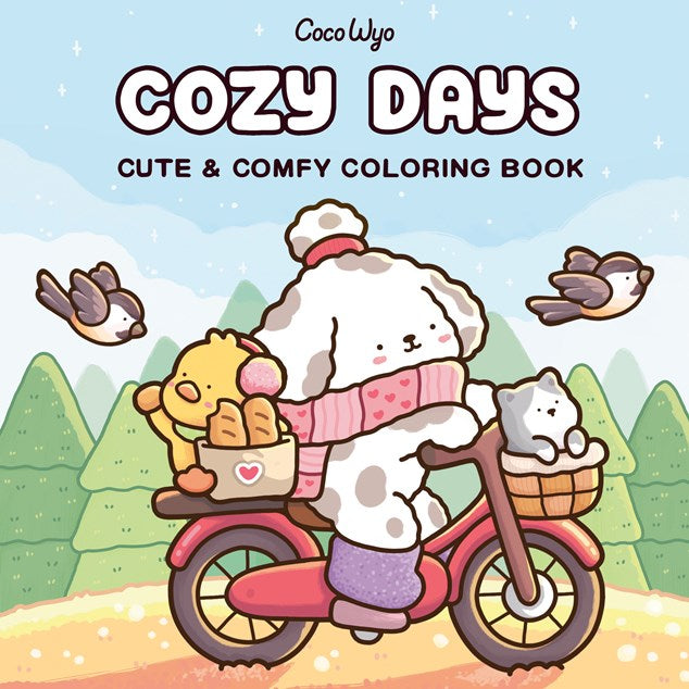 Cozy Days:  Coloring Book for Adults and Kids