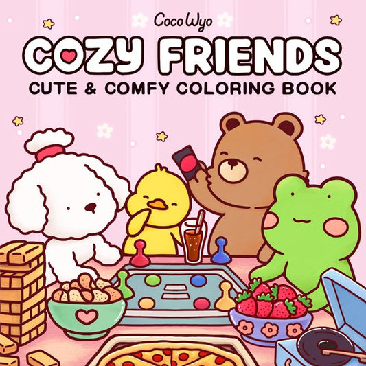 Cozy Friends:  Coloring Book for Adults and Kids